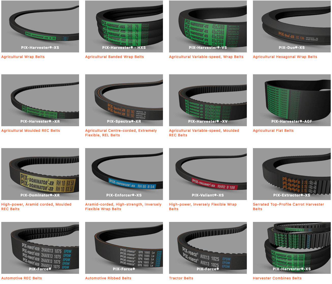 Agricultural Belts by Pix